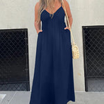Nadorine Women's Casual Loose-Fitting Sleeveless Wide-Leg Jumpsuit