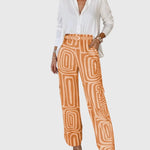 Sol | Chic Pants Set with Complimentary Blouse & Belt