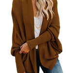 Knitted Casual Knitted Solid Cotton Winter Cardigan