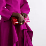 Long Sleeves Loose Pleated Solid Color Split-Joint Tiered Round-Neck Maxi Dresses