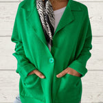 Woven Blazer Jacket