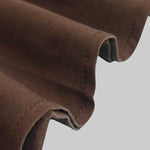 Loose Puff Sleeves Pleated Solid Color Split-Joint Lapel Maxi Dresses Shirt Dress