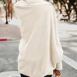 Knitted Casual Knitted Solid Cotton Winter Cardigan