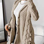 Aubrey | Cozy Hooded Knit Cardigan