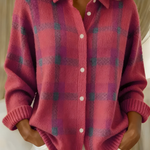 Camille™ | Plaid Cardigan