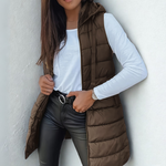 Sawyer | Sleek Hooded Puffer Vest