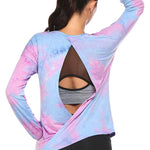 Long Sleeve Open Back Workout Tops from Nadorine (Us Only)