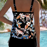 Evie | U-Neck Floral Tankini