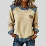 Diede | Sporty Sweater with Contrast Details