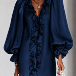Thea | Ruffled Puff-Sleeve Mini Dress