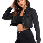 Nadorine Cropped Denim Jean Jacket