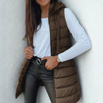 Charlie | Casual Sleeveless Hooded Puffer Vest