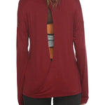 Long Sleeve Open Back Workout Tops from Nadorine (Us Only)