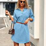 Nadorine Women's Cotton Shirt Dress