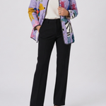 Rhea | Casual Quilted Jacket with Dog Print