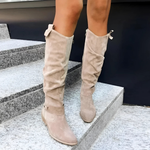 Ana María | Suede Knee Boots