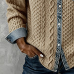Eva | Patchwork Denim Shirt