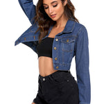 Nadorine Cropped Denim Jean Jacket