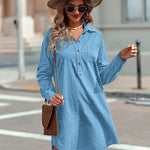 Nadorine Women's Cotton Shirt Dress