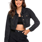 Nadorine Cropped Denim Jean Jacket