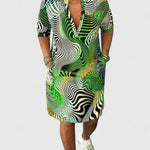 Lia | Sophisticated V-neck Dress