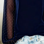 Avery | Elegant Blouse with draped collar