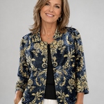 Nolwen | Baroque Scroll Blouse