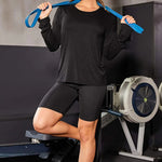 Long Sleeve Open Back Workout Tops from Nadorine (Us Only)