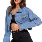 Nadorine Cropped Denim Jean Jacket