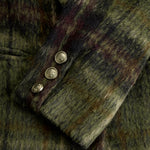 Retro Plaid Long Tweed Coat