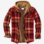 Henry™ | Warm Vintage Flannel Hooded Jacket