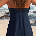 Bella | Ruffled Halter Tankini Swim Set