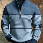 Viktor | Geometric Half-Zip Sweater