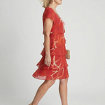 Nora | Soft Abstract Knee Length Dress