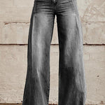 Margovil Distressed Wide Leg Casual Denim Pants