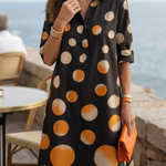 Vespera | Sunset Dot Dress