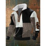 Ethan | Fleece-Lined Zip Turtleneck Sweater