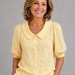 Fiora™ │ Elegant Floral Blouse