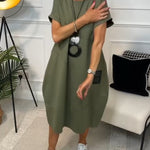 True | Stylish Short Sleeved Dress