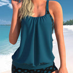 Tummy Control Tankini Sets Tank Top and Boyshort Two Piece Swimsuits