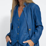 Nadorine Chic Slim Fit Long Sleeve Collar Blazers Outerwears