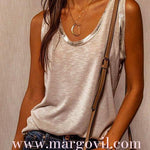Margovil Summer Splice Sleeveless Top