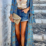 Fashion Casual Beach Vacation Bohemian Cardigan Long Jacket
