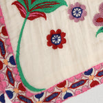 Retro Floral Embroidered Gillet Ethnic Weatern Vest Jacket Sleeveless Cardigan Crop Top