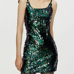 Strap slim fit hip dress open back skirt
