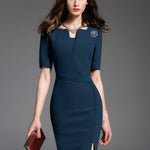 Sienna Sullivan | V-Neck Midi Dress For Women