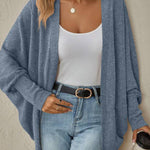 Fashion Bat Sleeve Cardigan Loose Knitted Jacket