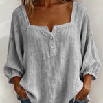 Annika | Stylish Relaxed Button Blouse