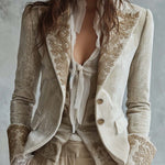 Amberly | Embroidered Tailored Blazer