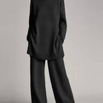 Sweater Top Wide Leg Pants Sets